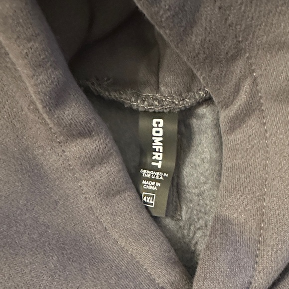 Charcoal Dog Hoodie by Comfrt - Picture 3 of 3